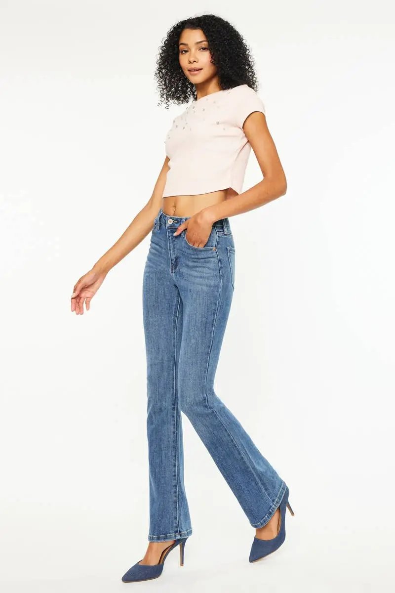 KanCan KanCan Ami High Rise Medium Wash Denim Bootcut Jeans - Jeans KanCan Ami High Rise Medium Wash Bootcut Denim Jeans