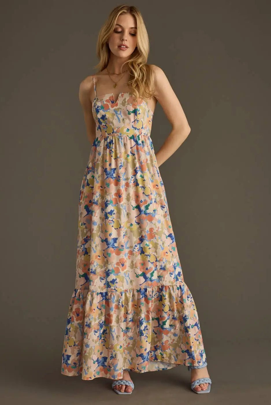 Panache Apparel Co. The Sorbet Floral Maxi Dress - Dresses