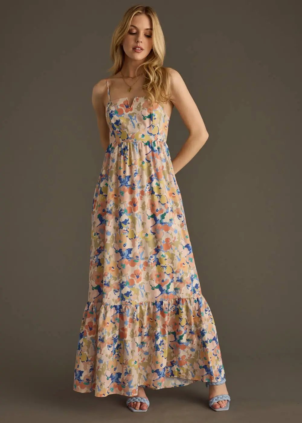 Panache Apparel Co. The Sorbet Floral Maxi Dress - Dresses