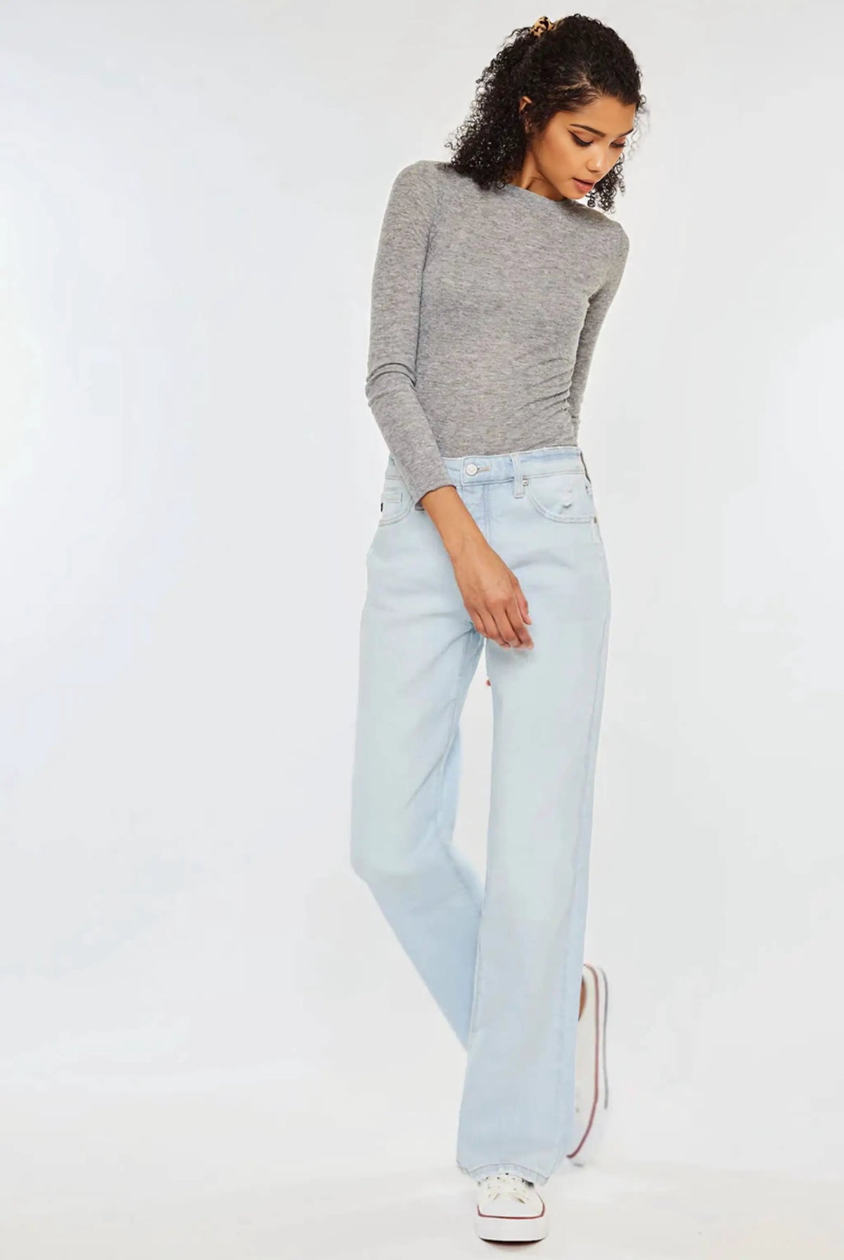 KanCan KanCan Muffy Mid Rise Boyfriend Baggy Jeans - Jeans