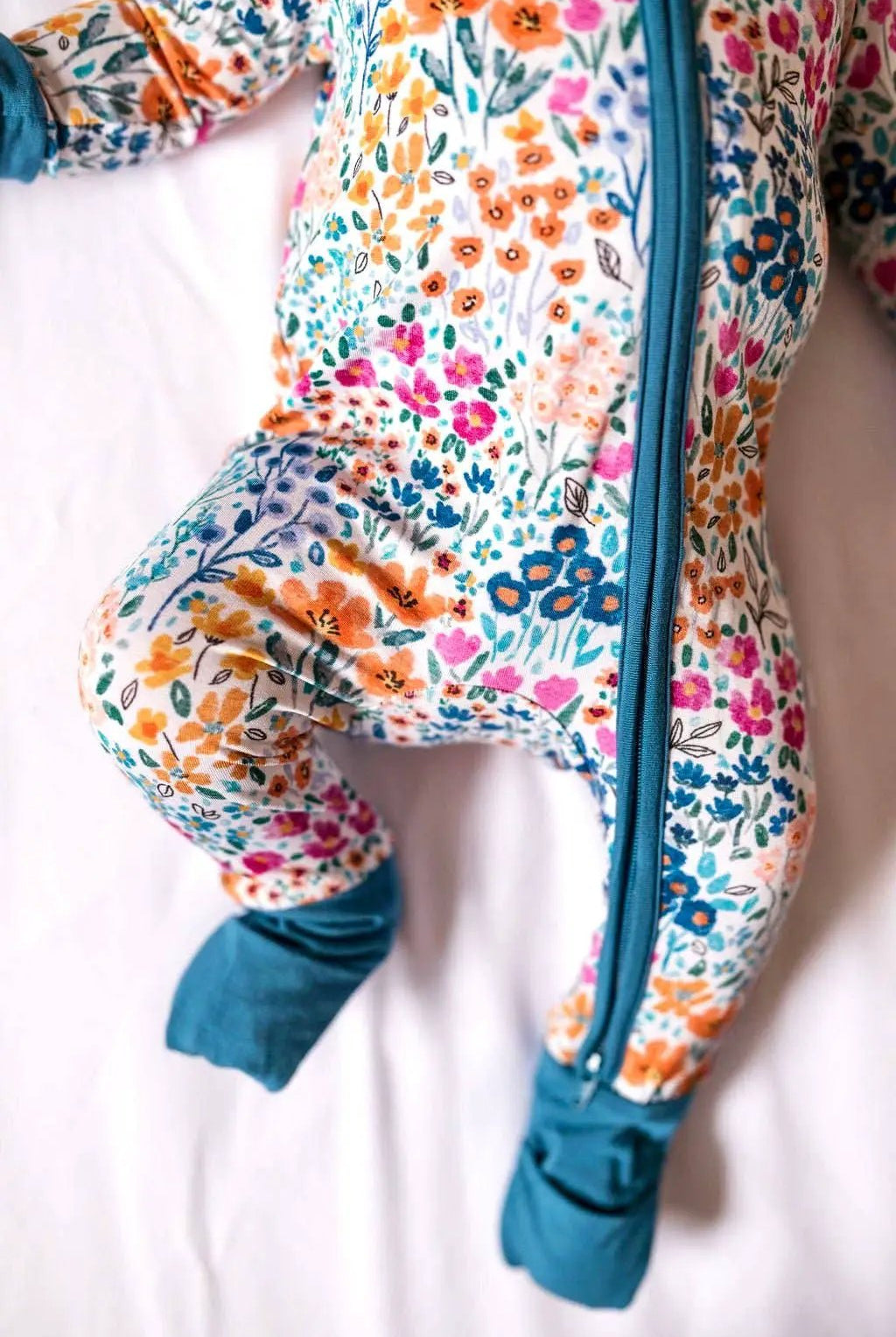 Jammie Session formerly Big Dreams Little Jammies Whispering Wildflowers Bamboo Romper - Baby One-Pieces