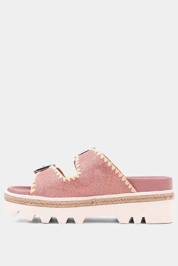 Shu Shop Shu Shop LAURA: Woven Blush - Sandals