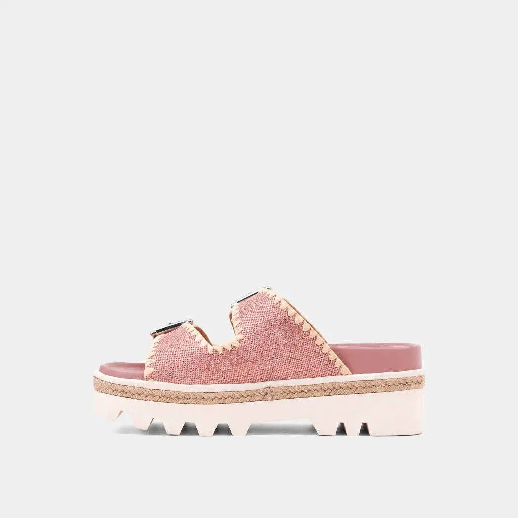 Shu Shop Shu Shop LAURA: Woven Blush - Sandals