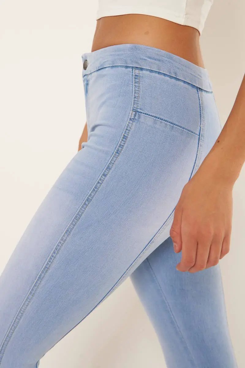 Nature Denim The High Rise 80’s Flare: Light Wash - Jeans