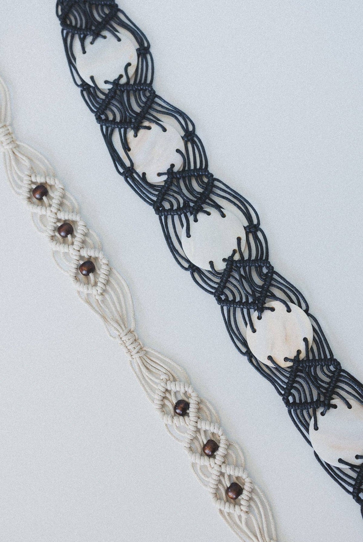 Three Bird Nest Three Bird Nest - Shoreline Finds Belt - Black / OS - Belts