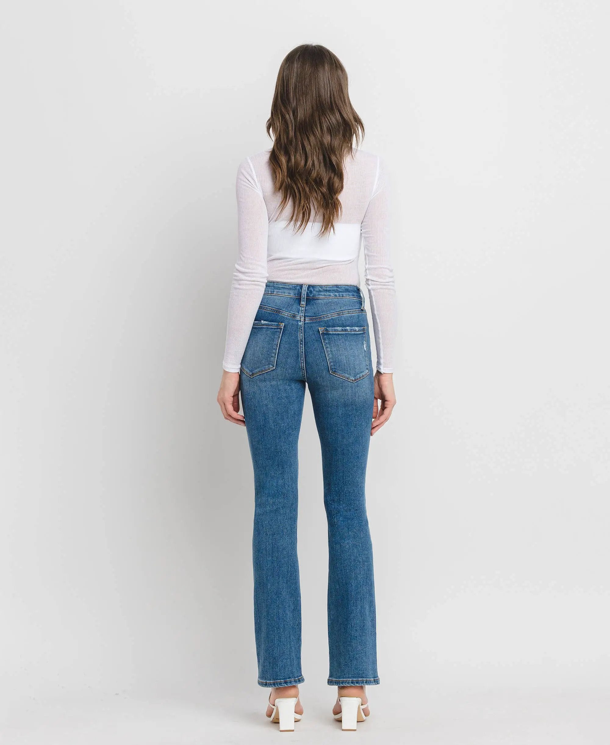 VERVET by FLYING MONKEY VERVET High Rise Bootcut Jeans - Jeans