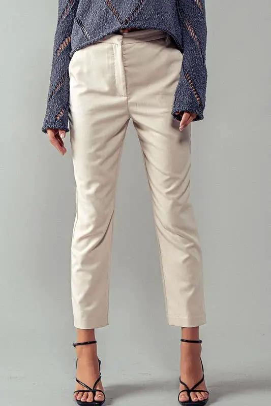 Urban Daizy Metro Chic Cropped Trousers - Trousers