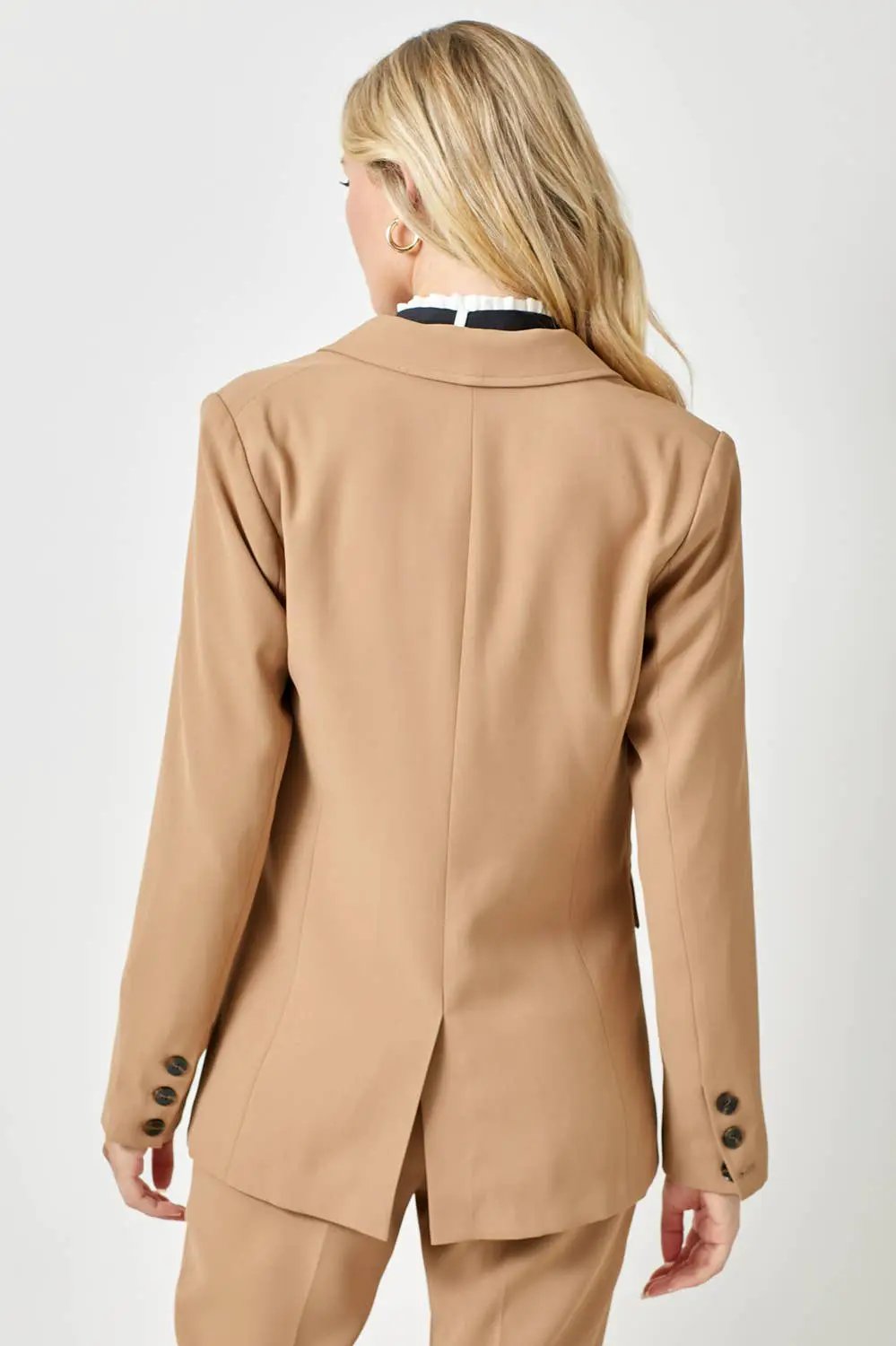 Mystree Mystree - Modern Muse Double-Breasted Blazer - Coats & Jackets