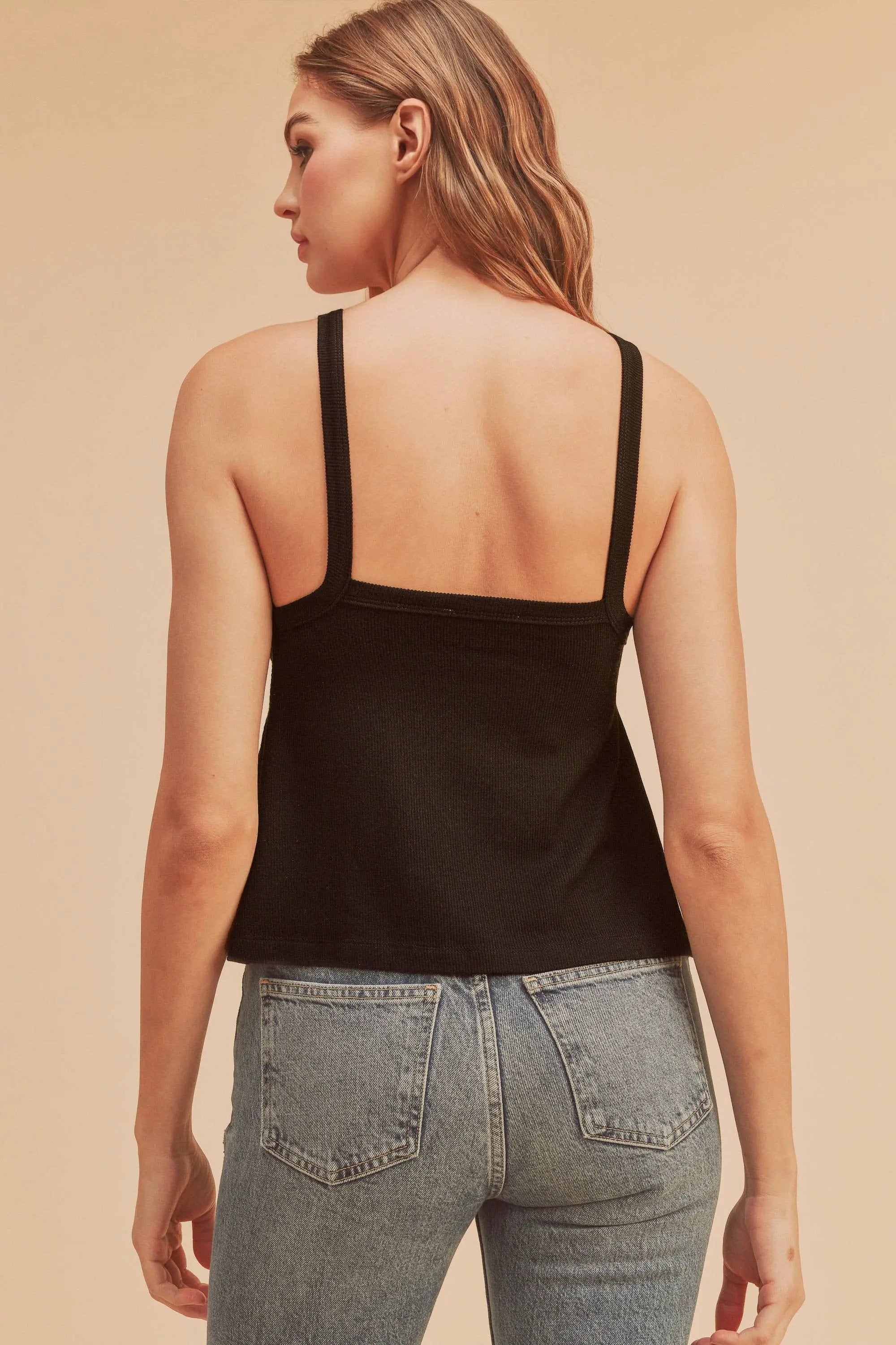AEMI + CO AEMI + CO - Alyx Tank: Black - Tank Tops