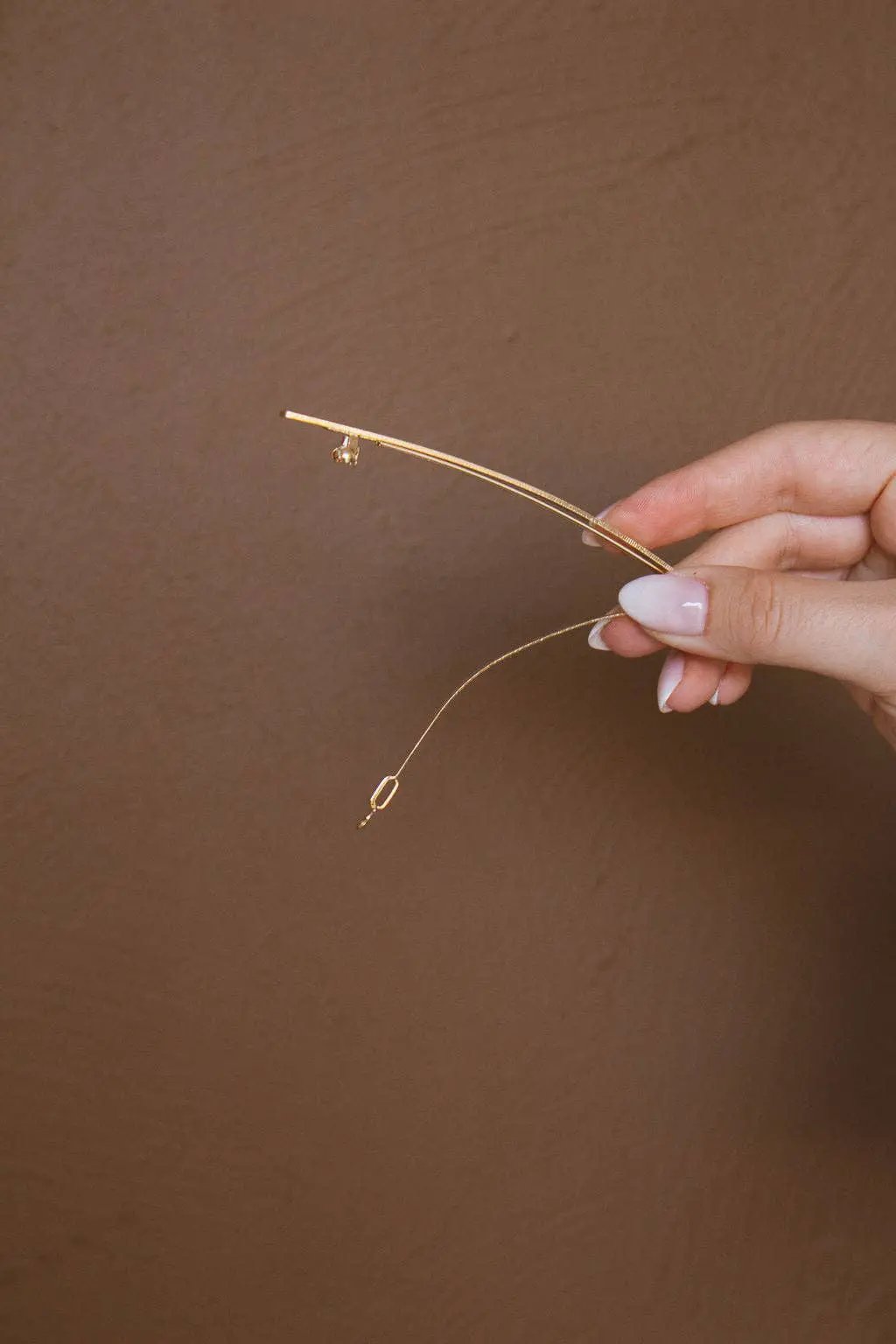 Shop ANDi Bronzed Thin French Barrette - Hair Pins, Claws & Clips