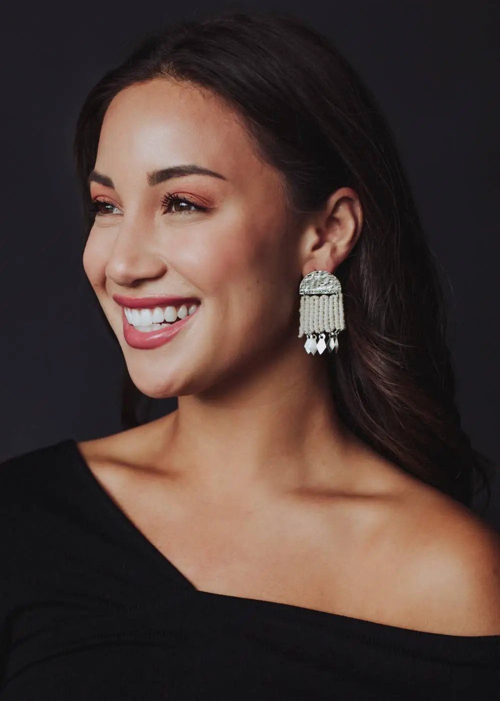 Panache Apparel Co. The Soft Statement Crochet Drop Earrings - Earrings