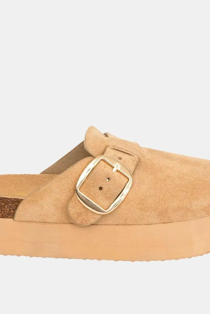 Maker's Fashion Now Jasmine Slip On Platform Clog - Sandals