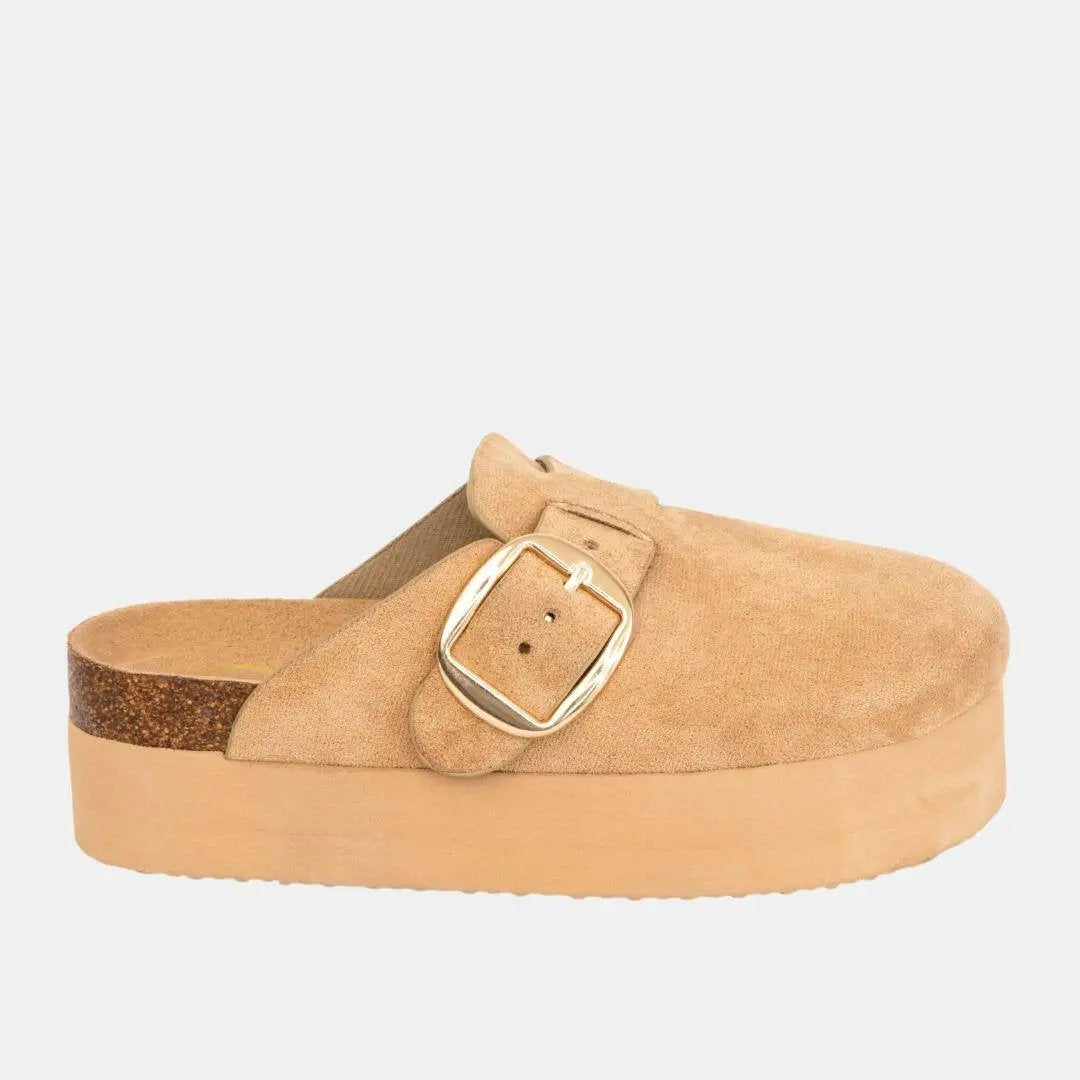 Maker's Fashion Now Jasmine Slip On Platform Clog - Sandals
