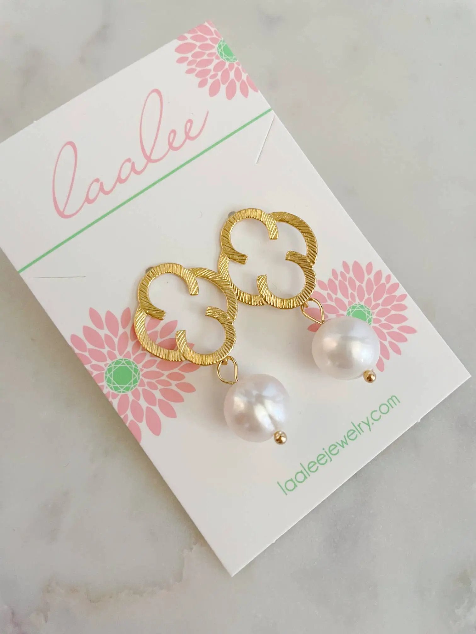 Laalee Jewelry Stud Pearl Bridal Earrings - Earrings