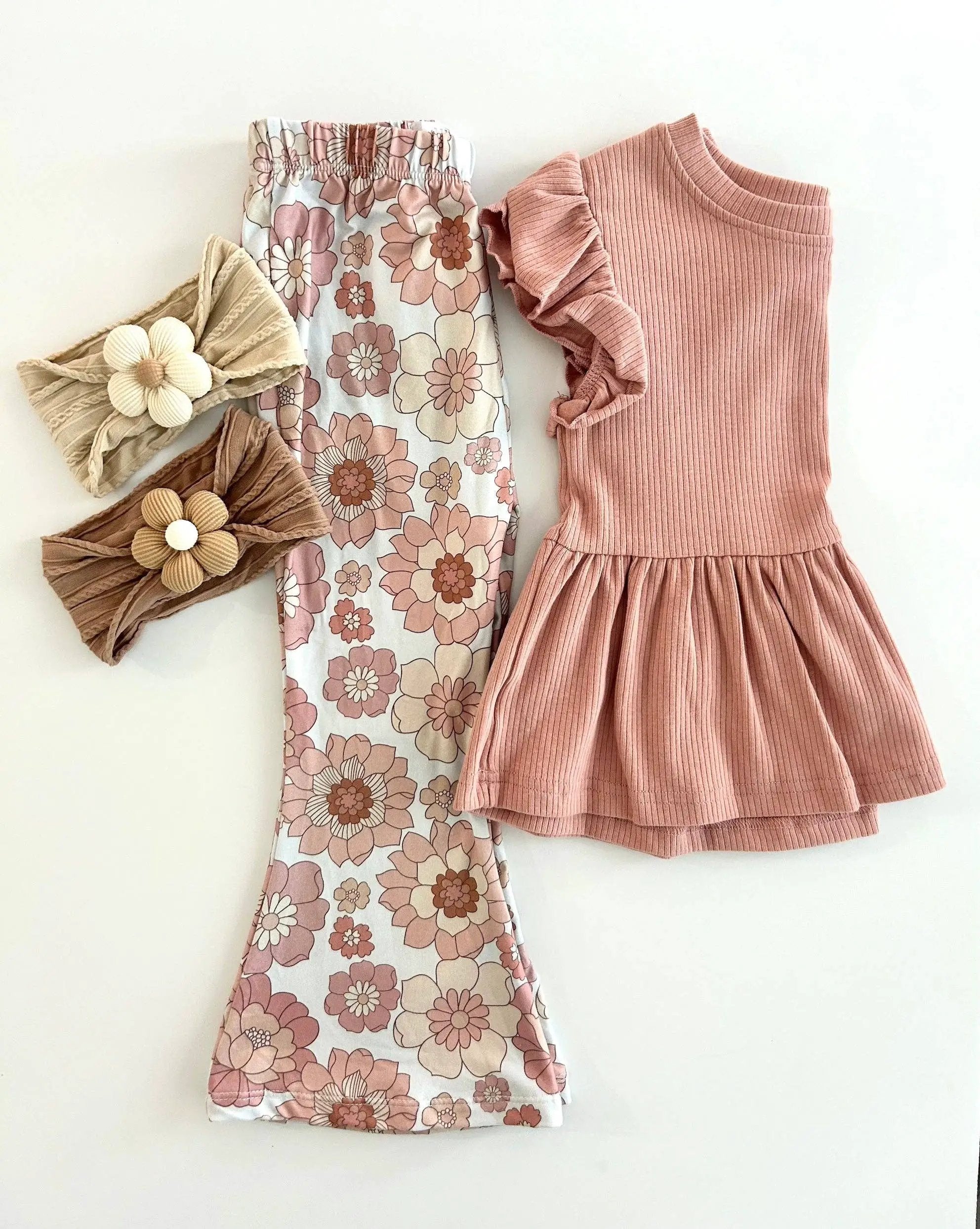 Celebrate Your Tribe Flutter Sleeve Pink Top - Shirts