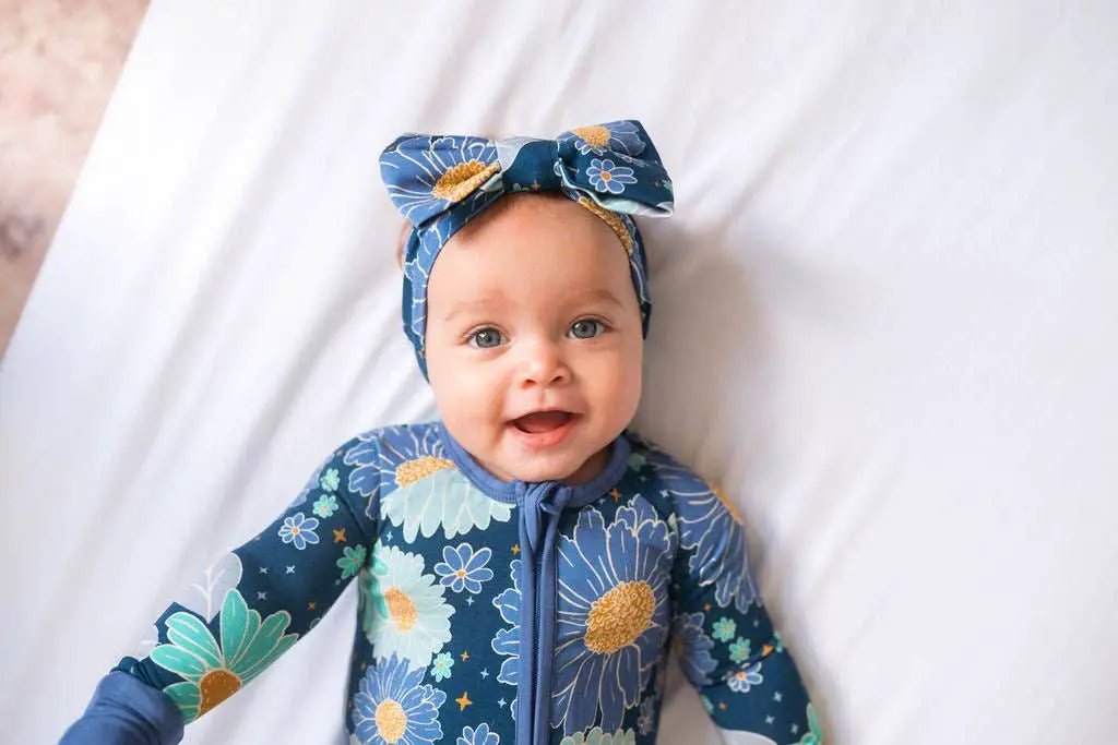 Jammie Session formerly Big Dreams Little Jammies Bluepsie Daisy Romper - Baby One-Pieces