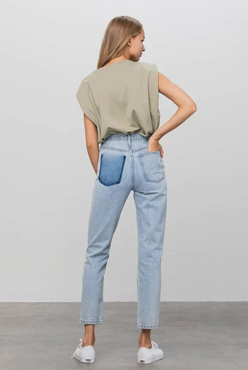 Insane Gene USA The Everyday Edge High-Waist Tapered Jeans - Jeans