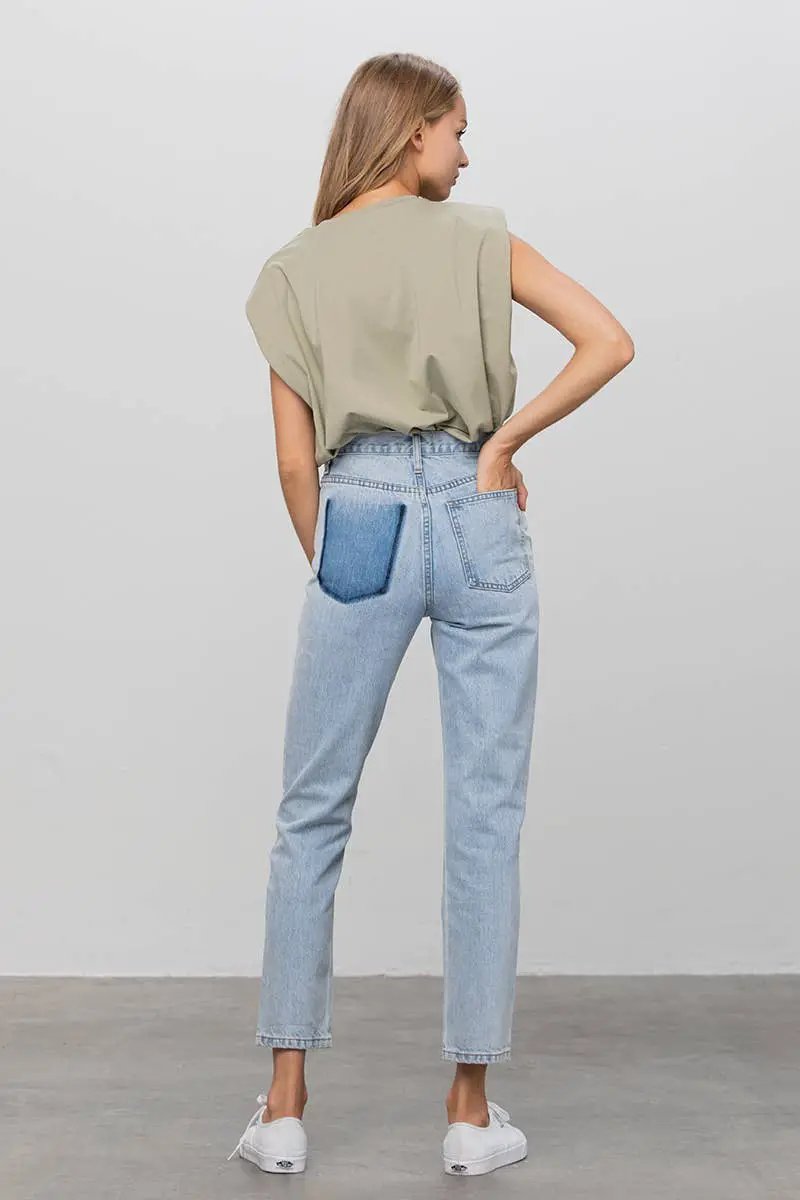 Insane Gene USA The Everyday Edge High-Waist Tapered Jeans - Jeans