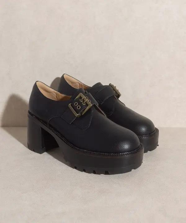 Oasis Society The Sarah Buckled Platform Loafer - Shoes