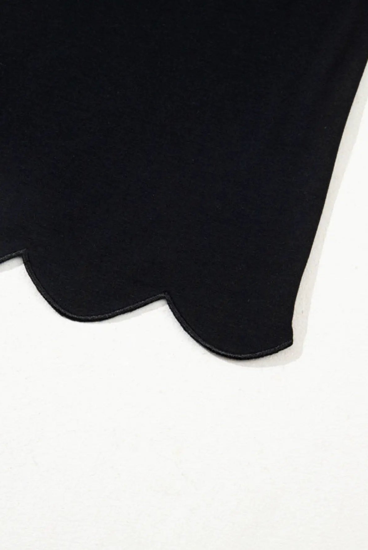 Grateful Threads Boutique Black Color Contrast Collared V-Neck Puff Sleeve Blouse - Blouses Black Color Contrast Collared V Neck Puff Sleeve