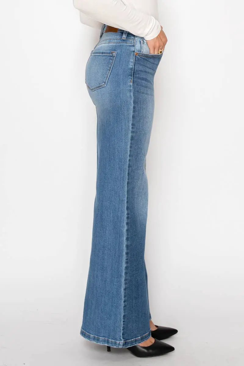 ARTEMIS VINTAGE The Artemis “Clean Slate” Eco-Friendly Ultra High-Rise Tummy Control Flare Jeans - Jeans