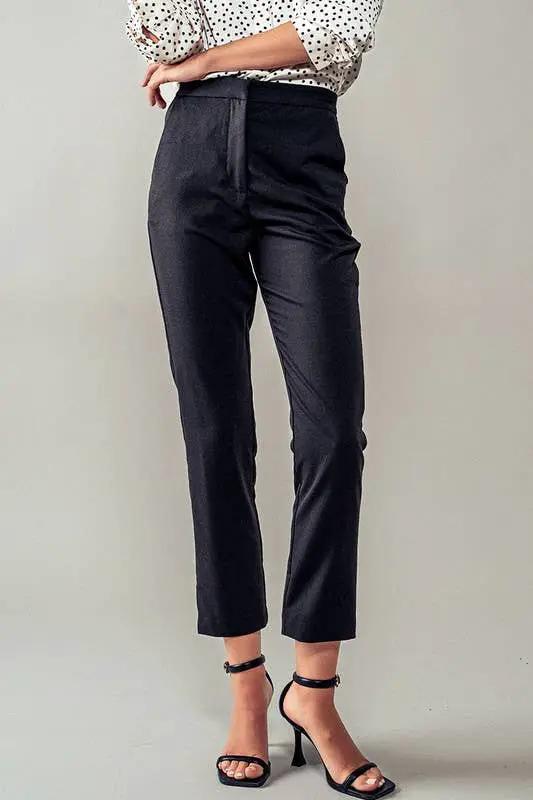 Urban Daizy Metro Chic Cropped Trousers - Trousers