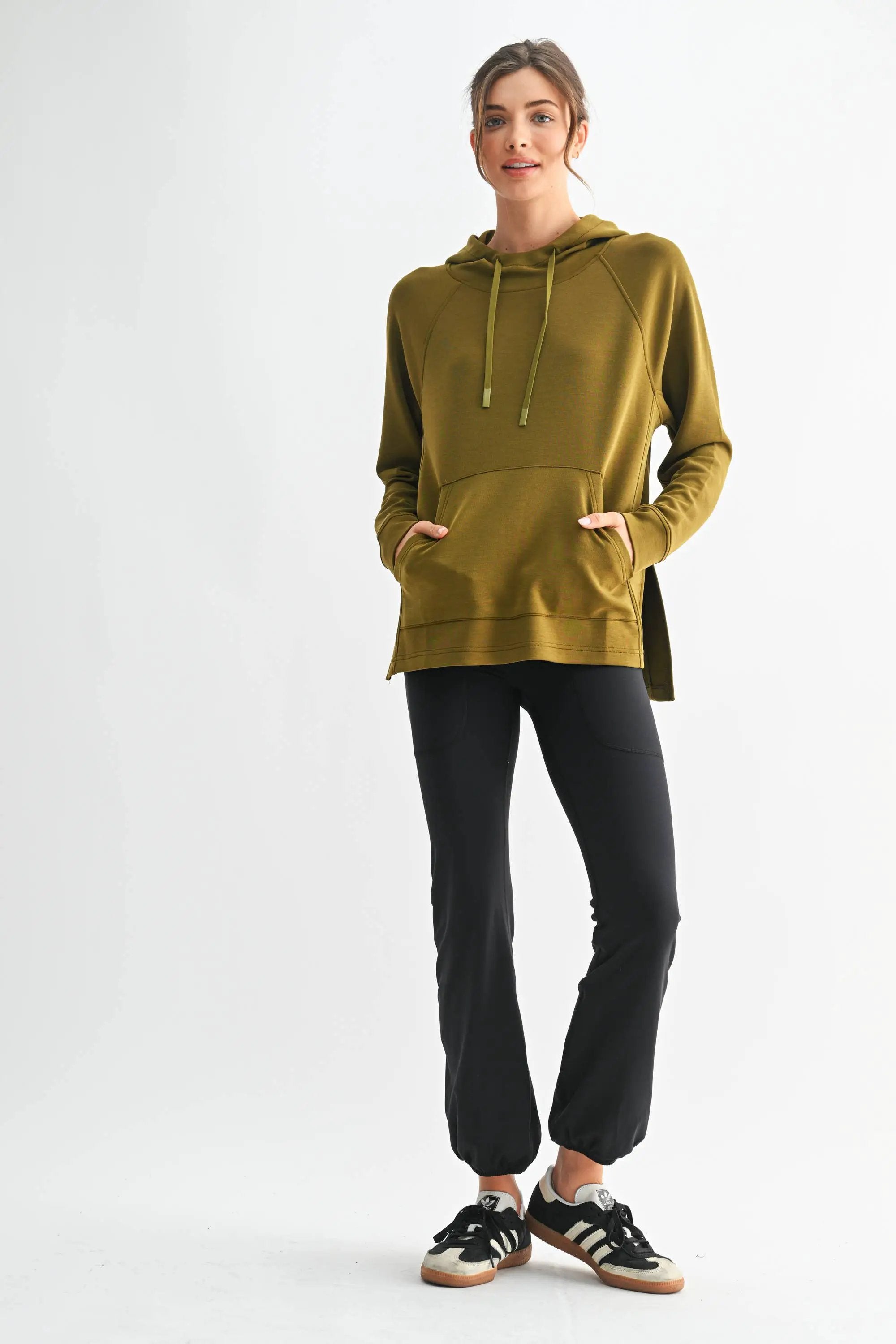 Mono B Mono B - Laguna Dune Hoodie in Camo Green - Hoodies Mono B - Laguna Dune Hoodie