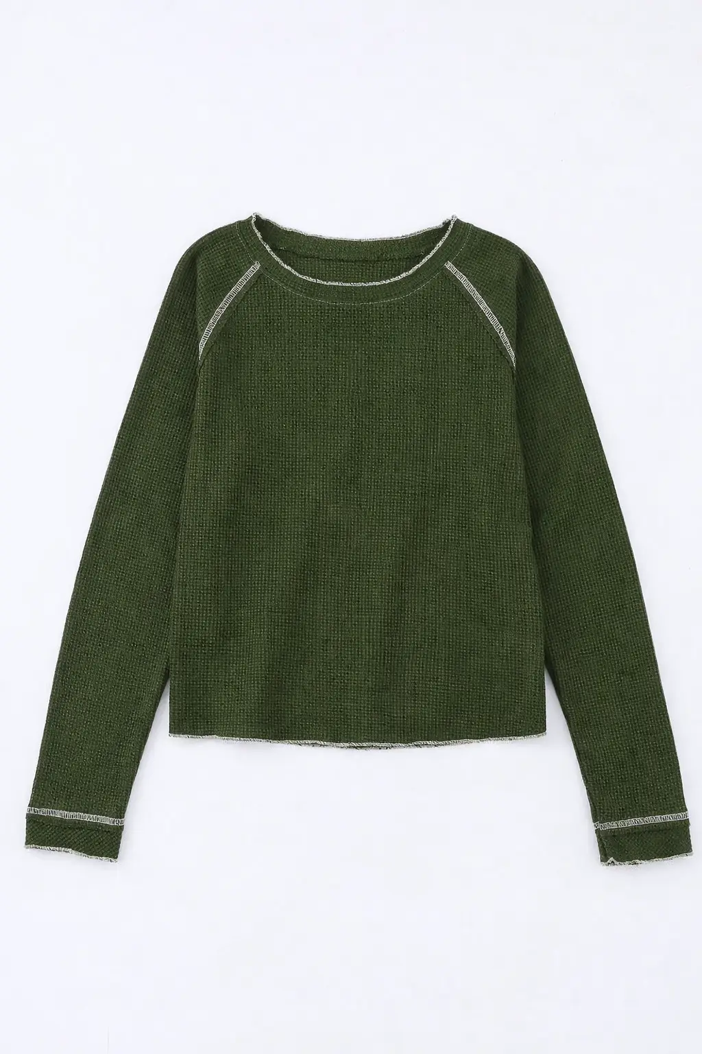 Grateful Threads Boutique Textured Round Neck Long Sleeve Top - Shirts Textured Round Neck Long Sleeve Top