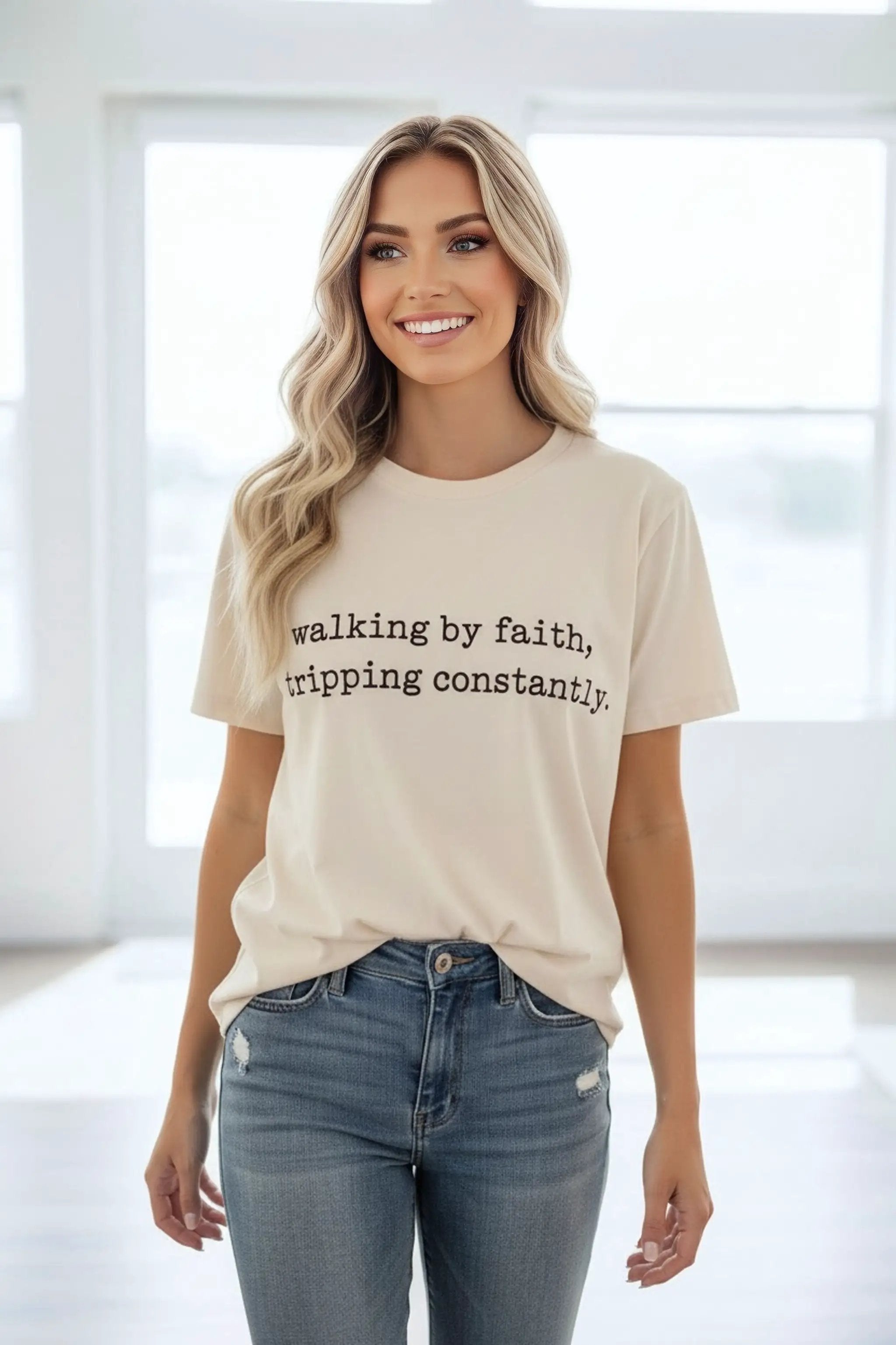 Willow Poppy The Faithful Steps Graphic Tee - T-Shirts