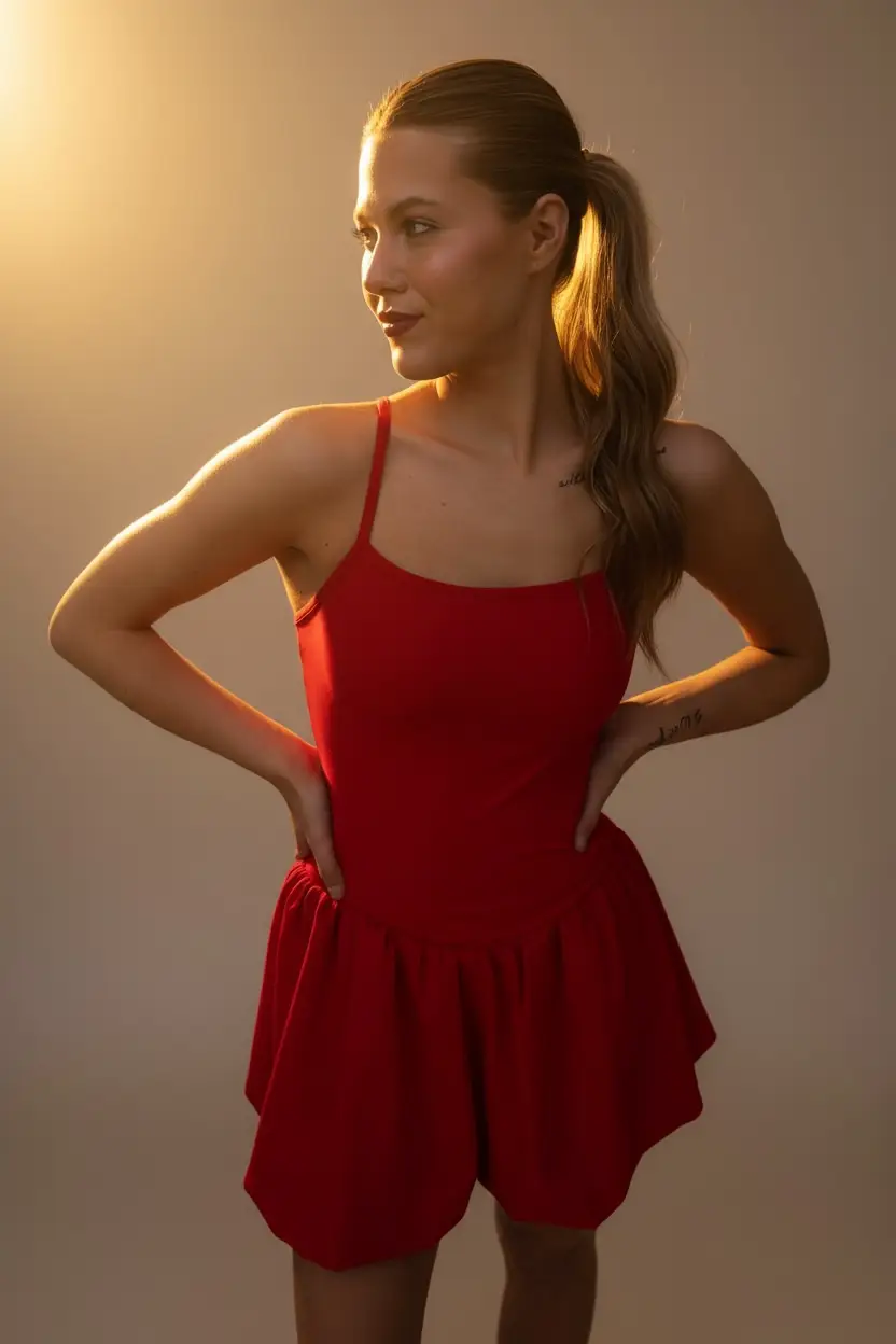 Active Basic | Active USA Red Court Crush Active Dress - Activewear