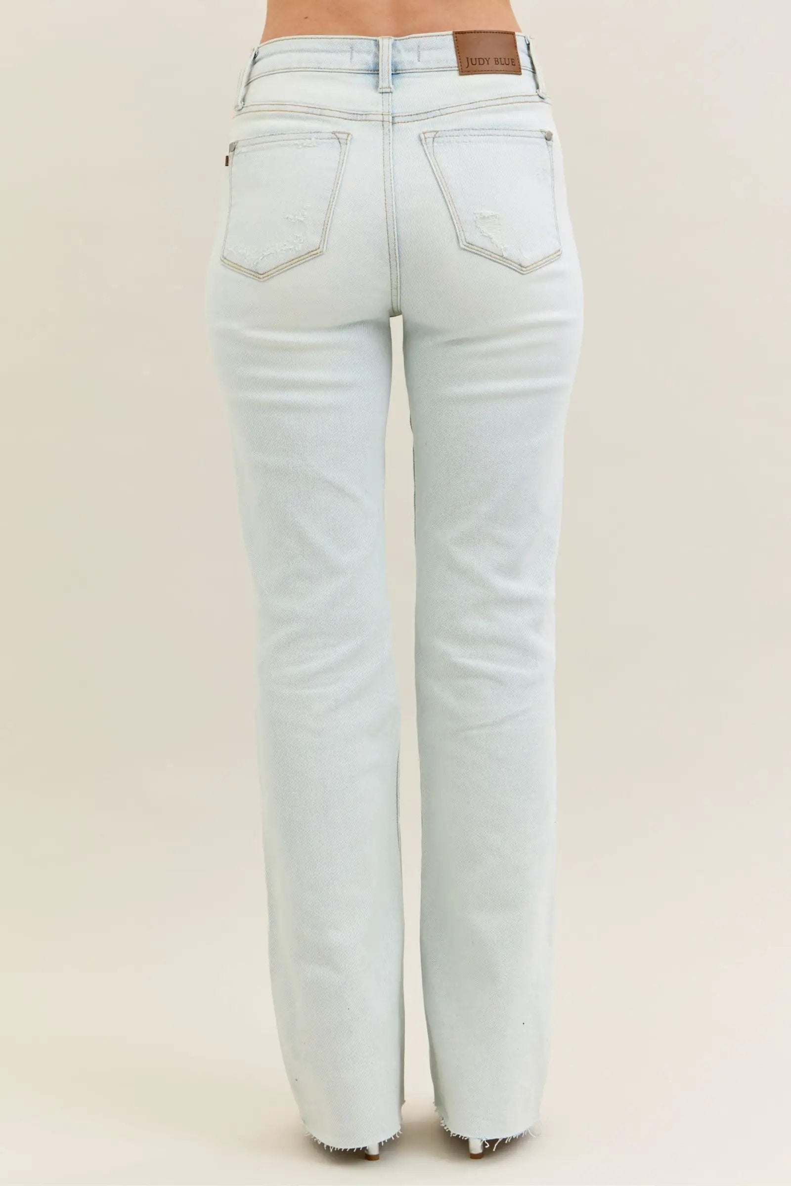 Judy Blue Judy Blue Mid Rise Destroy & Fray Bootcut - Jeans Judy Blue Mid Rise Destroy & Fray Bootcut