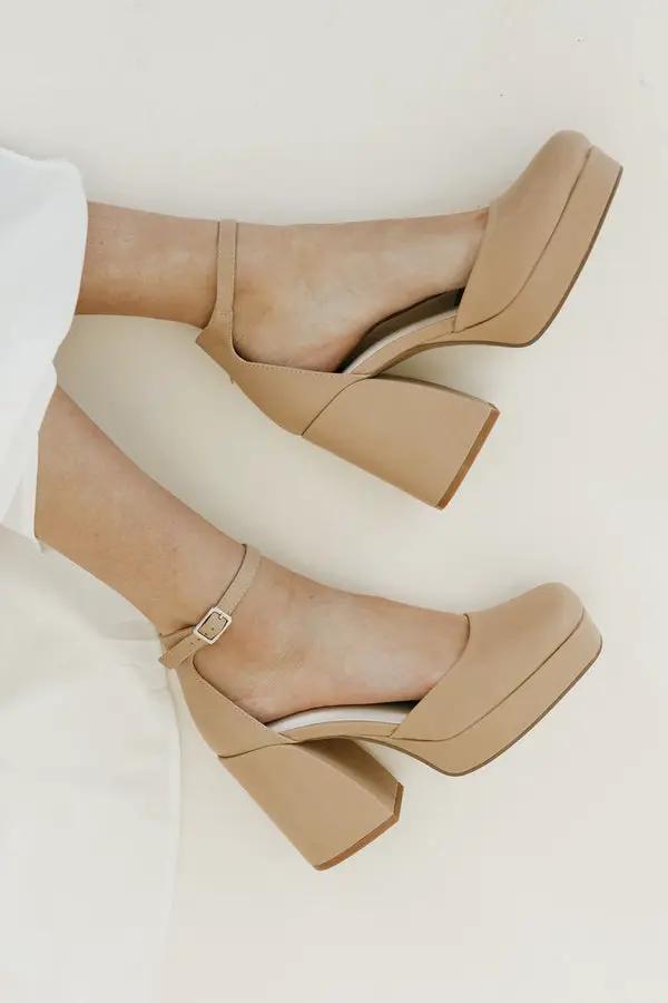 OASIS SOCIETY The Oslo Apricot Mary Jane - Heels