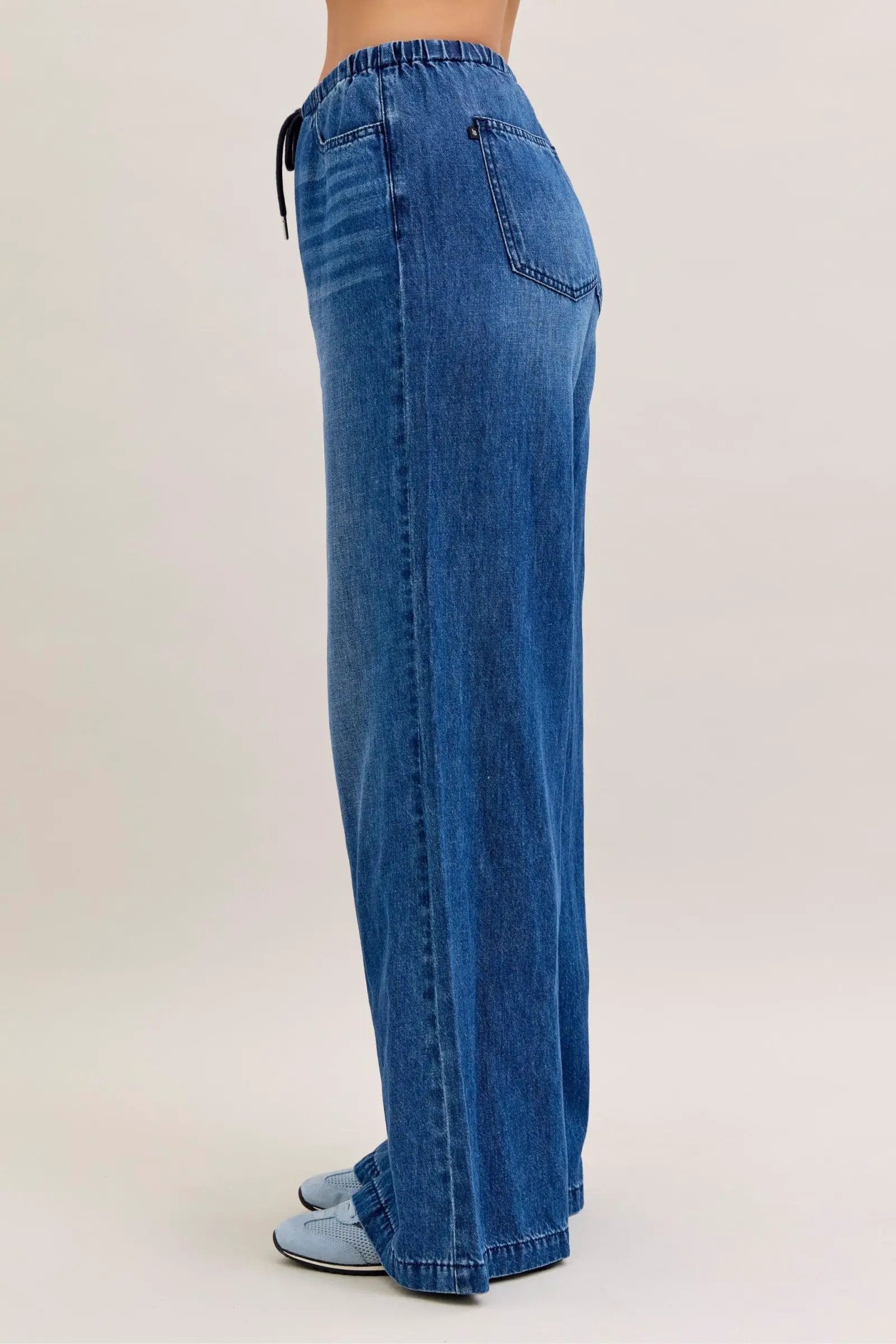 Judy Blue The Easy Breezy High Waist Featherweight Palazzo Pants - Jeans