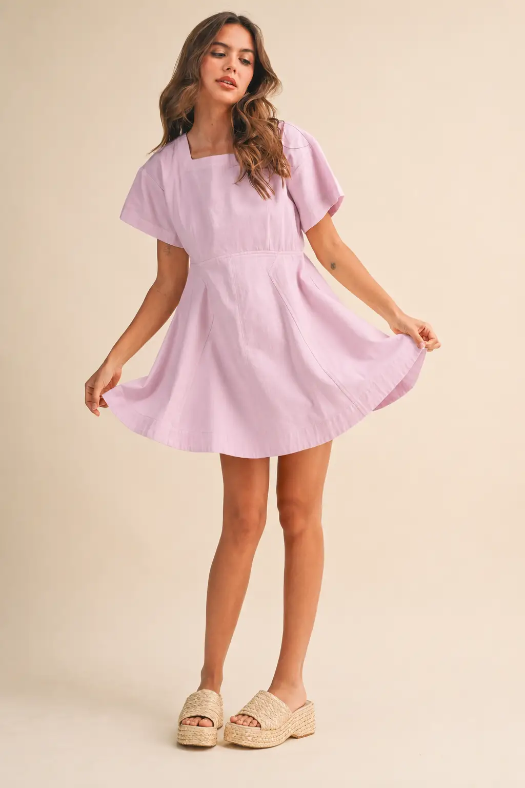 Klesis The Sweet Grace Cotton Mini Dress - Dresses