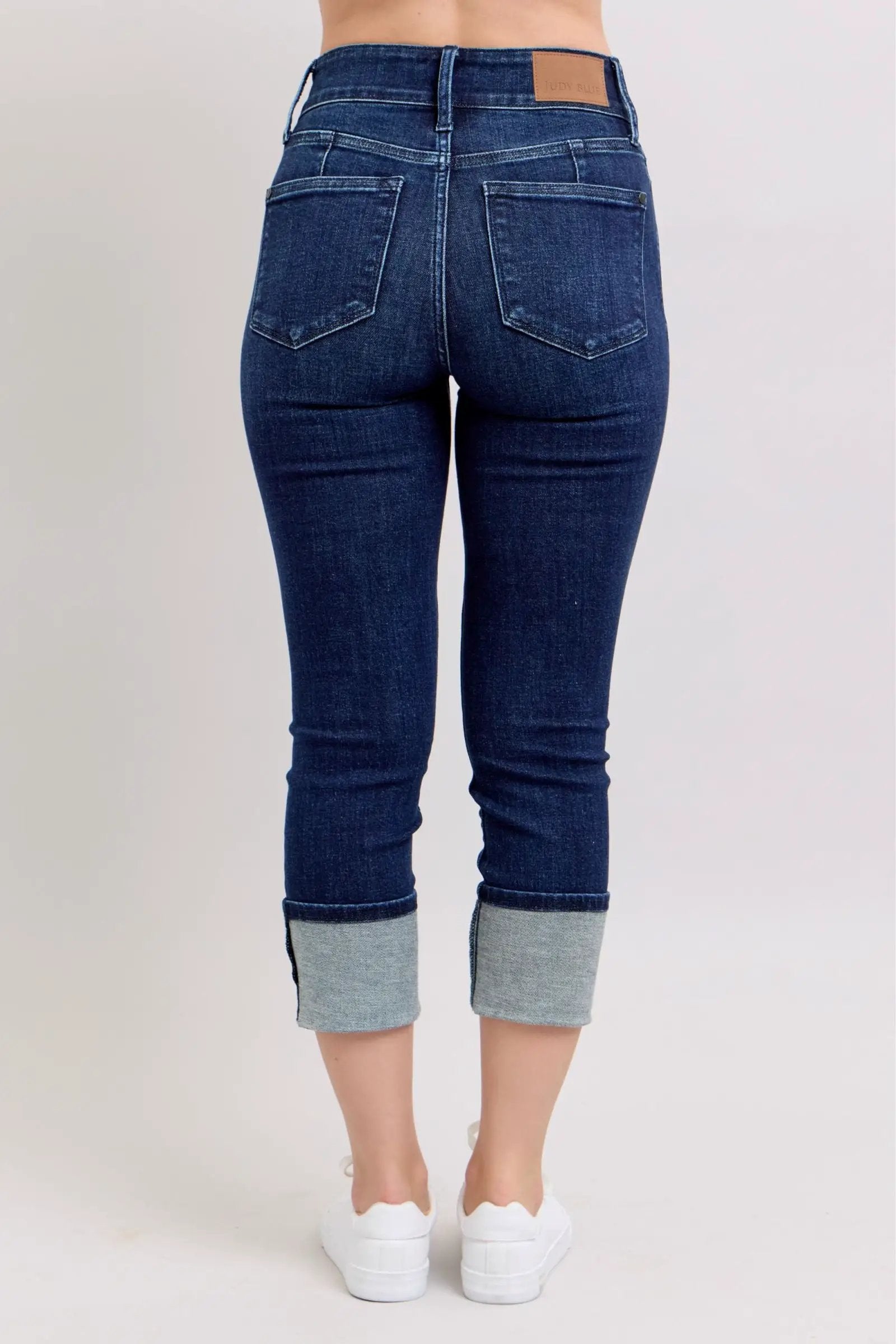 Judy Blue Judy Blue High Waist Double Waistband Capri - Jeans Judy Blue High Waist Capri