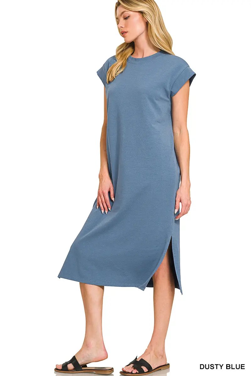 Zenana The Zenana Everyday Effortless Midi Dress - Dresses