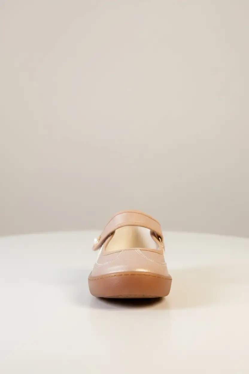 Maker's Shoes The Easy Street Mary Jane Sneaker: Rose Gold - Sneakers