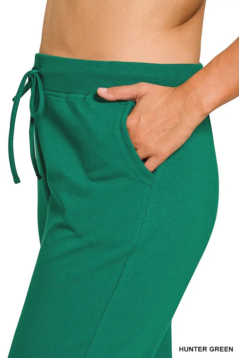 Zenana The Zenana Everyday Essential Plus Size Cotton Joggers - Joggers
