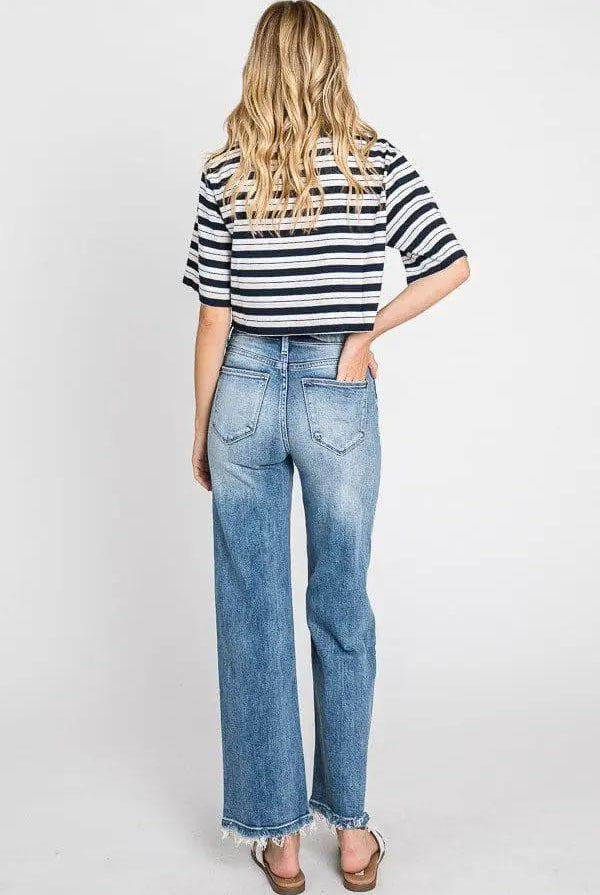 Petra 153 Petra153 Super High Rise Stretch Classic Straight Jeans 724 - Jeans