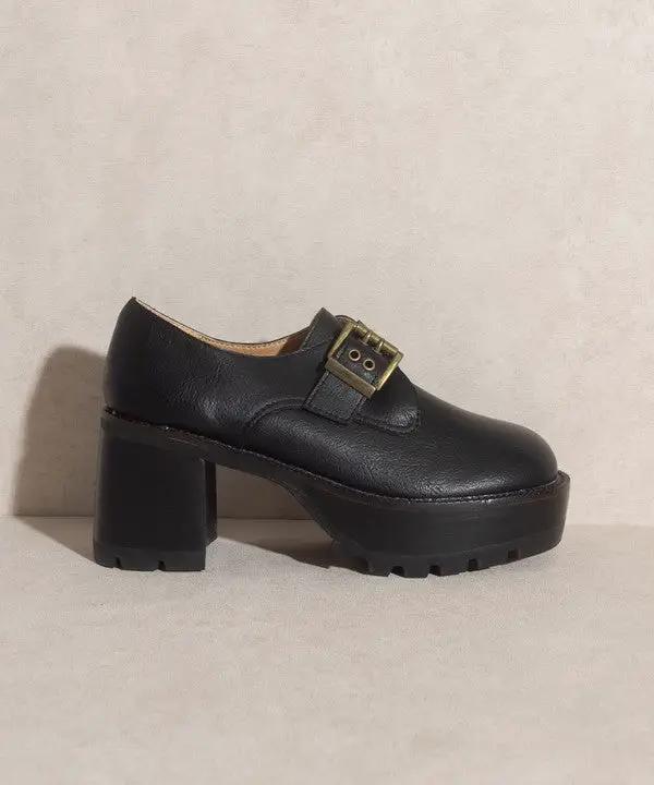 Oasis Society The Sarah Buckled Platform Loafer - Shoes