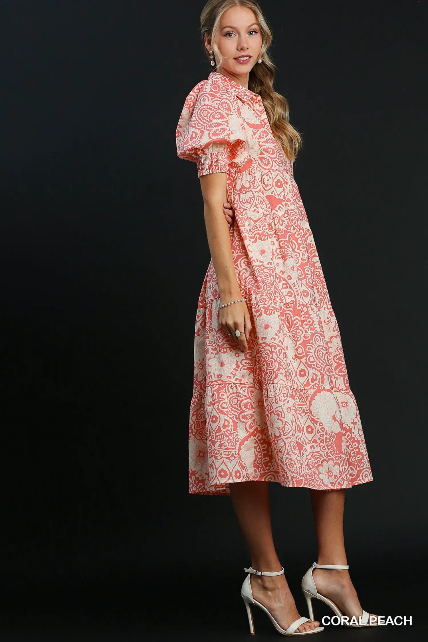Umgee The Sweet Escape Tiered Midi Dress - Dresses
