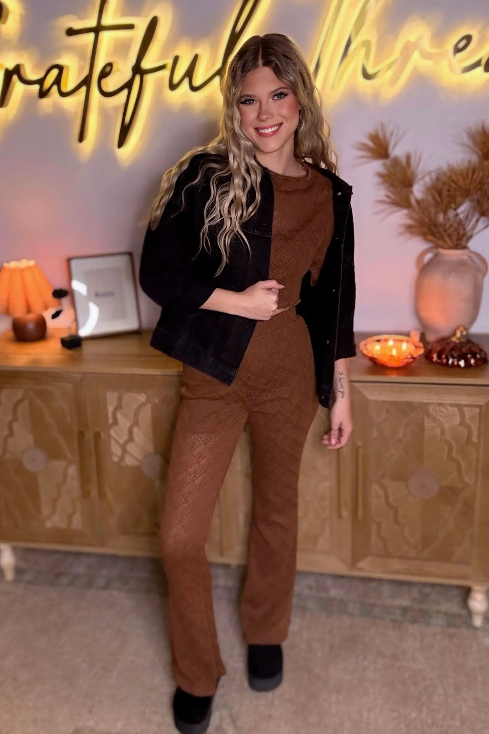 Grateful Threads Boutique Black Oversized Pocketed Denim Jacket - Trucker Jackets Black Denim Jacket