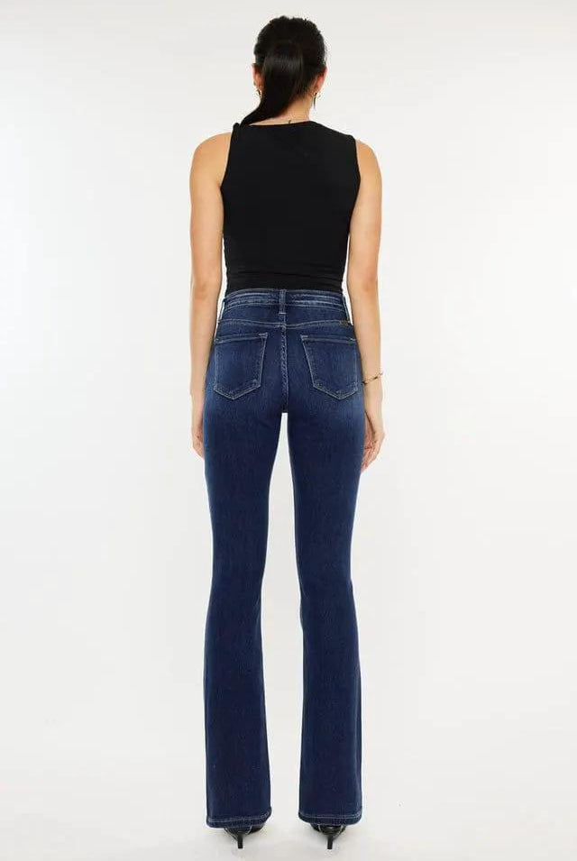 KanCan KanCan “Denver” High Rise Dark Denim Wash Bootcut Denim Jeans - Jeans Dark wash high rise bootcut