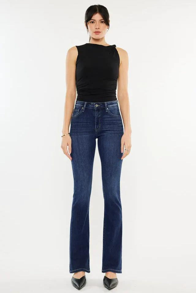 KanCan KanCan “Denver” High Rise Dark Denim Wash Bootcut Denim Jeans - Jeans Dark wash high rise bootcut