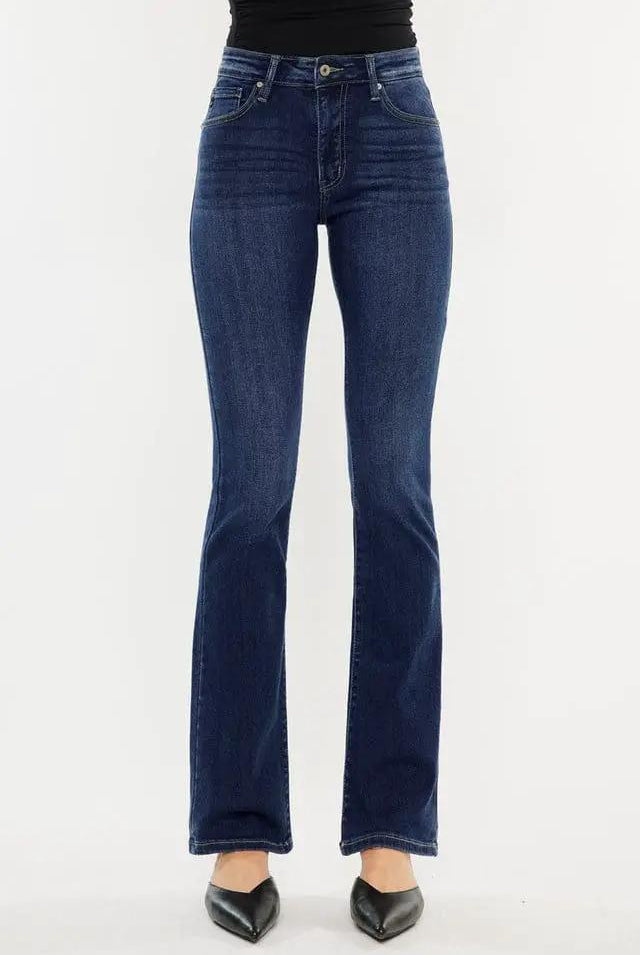 KanCan KanCan “Denver” High Rise Dark Denim Wash Bootcut Denim Jeans - Jeans Dark wash high rise bootcut