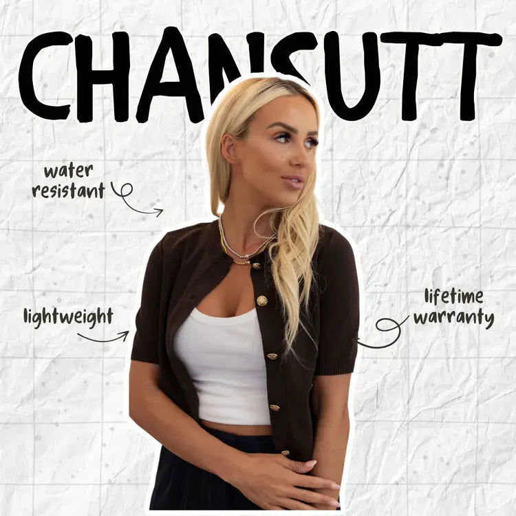 CHANSUTTPEARLS The Large LUXE Cross Necklace (Water Resistant) - Necklaces