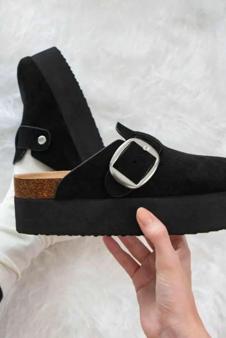 Maker's Fashion Now Jasmine Slip On Platform Clog - Sandals