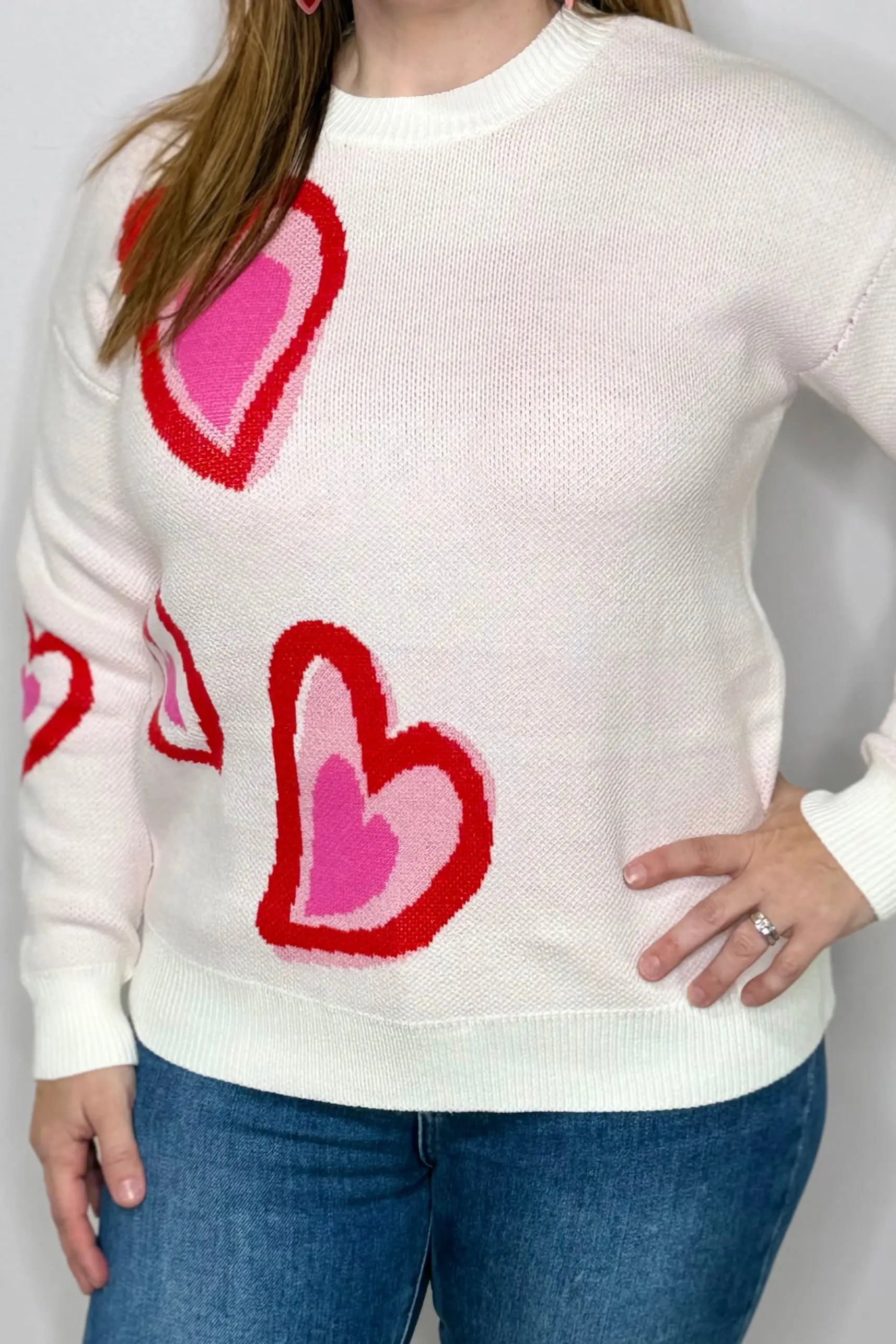 NINEXIS Heartbreaker Valentine Sweater - Sweaters Top