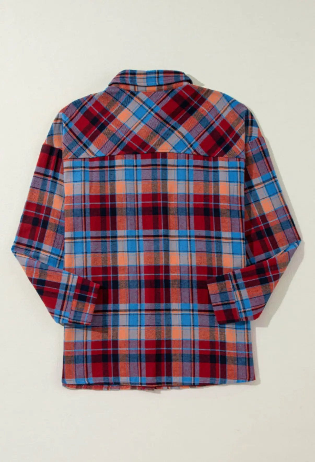 Grateful Threads Boutique Pumpkin Patch Plaid Oversized Flannel - Shirts