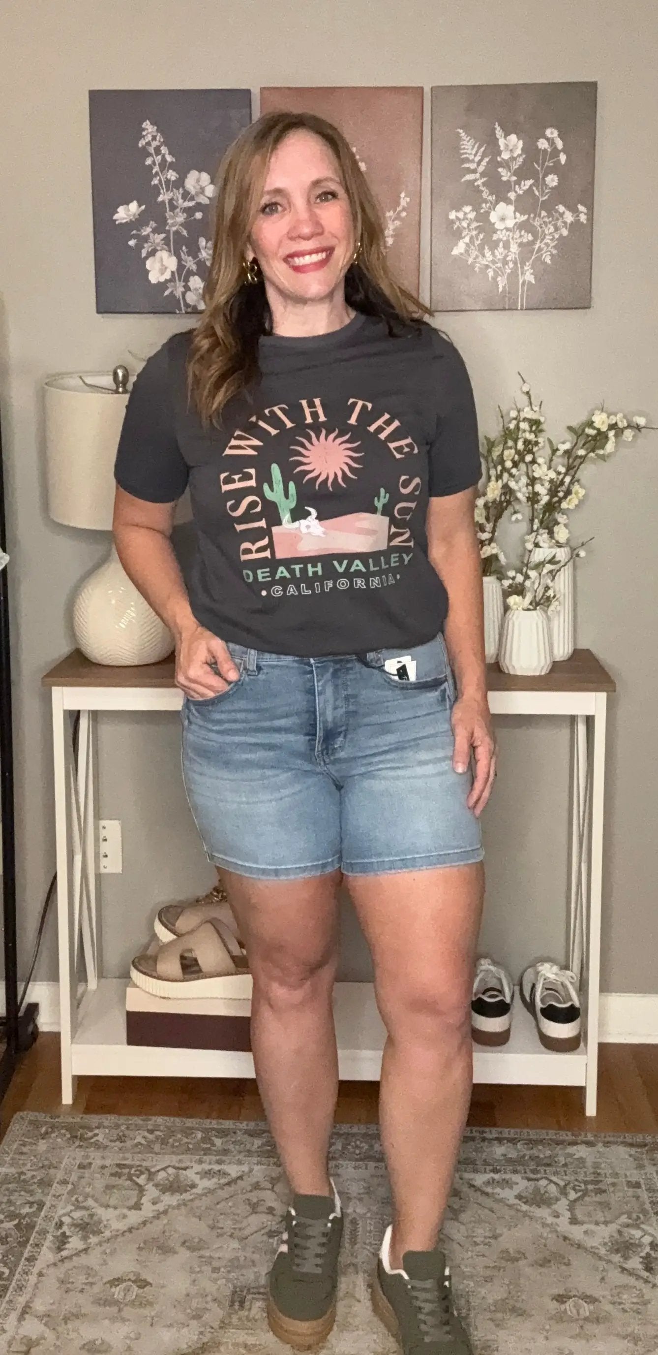 Grateful Threads Boutique Rise With The Sun Western Tee - T-Shirts Rise with the sun graphic tee